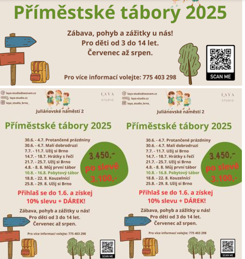 Příměstské i pobytové tábory pro děti od 4 do 12 let